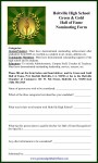 green and gold nominatiog form